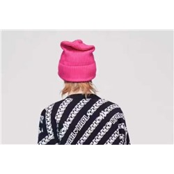 Теплая шерстяная шапка крупной вязки Kar*l Lagerfel*d