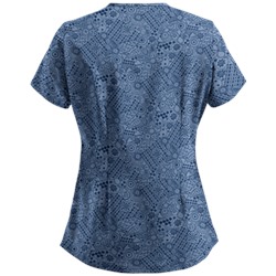Advantage STRETCH by Butter-Soft™ Pretty Patches Ceil Scrub Top