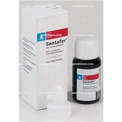 SANTAFER ORAL DAMLA 50MG/ML demir III hidroksit