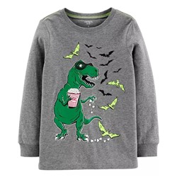 Carter's | Kid Halloween Dinosaur Bats Jersey Tee