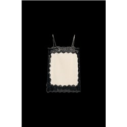 TOP SATINADO ENCAJE ZW COLLECTION