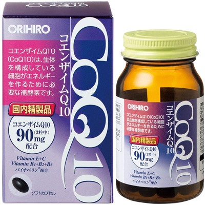 ORIHIRO COQ10 Coenzyme Орихиро коензим на 30 дней