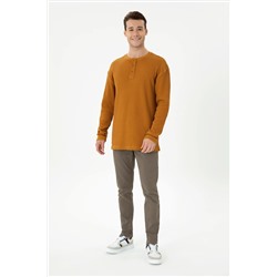 Erkek Coconut Bisiklet Yaka Comfort Sweatshirt