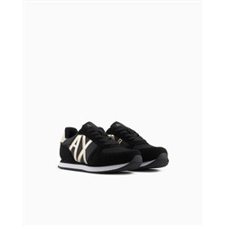 MICROFIBER SNEAKERS WITH LOGO (Жен)