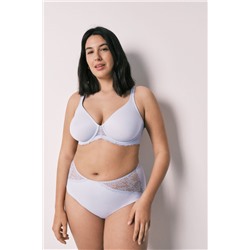 Sujetador reductor microfibra y encaje azul REAL