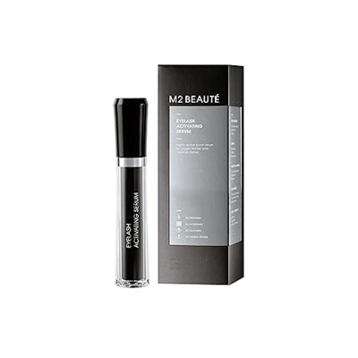 M2 BEAUTÉ - Der Wimpern-Wachstumsbooster für Ergebnisse nach 6-8 Wochen, fördert Wachstum & Dichte, mit Biotin, Vitamin B7, Hyaluron, Arginin & Provitamin B5, EYELASH ACTIVATING SERUM, 4 ml