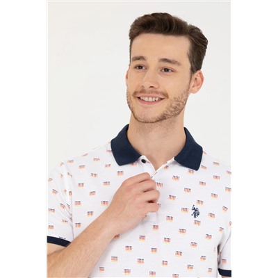 Erkek Beyaz Polo Yaka Tişört