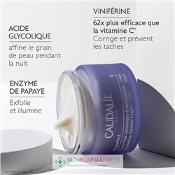 Caudalie Vinoperfect - Crème Nuit Glycolique Anti-Taches 50ml
