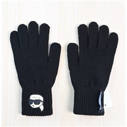 Зимние теплые шерстяные перчатки KARL LAGERFEL*D