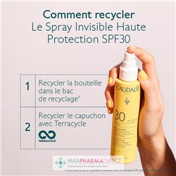 Caudalie Vinosun Protect - SPF30 - Spray Solaire Invisible Haute Protection 150ml