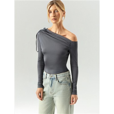 Лонгслив с ассиметрией, B3137/mimba