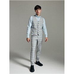 Elegante Karohose im Slim-Fit