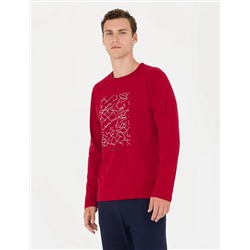 Bordo Pijama Takımı