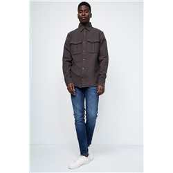 Camisa slim fit Antracita