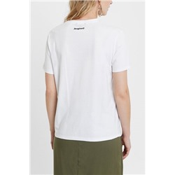 Camiseta parche 100% algodón