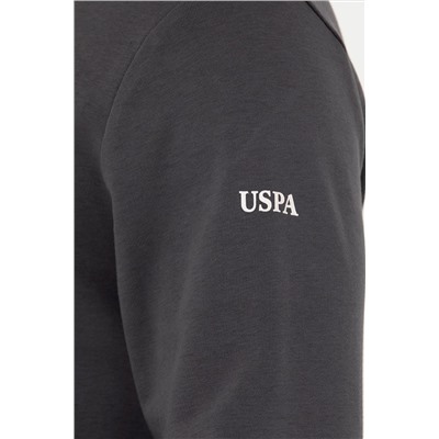 Erkek Antrasit Kapüşonlu Sweatshirt