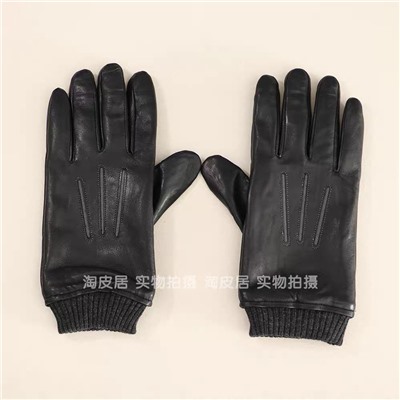 Мужские теплые кожаные перчатки Devre*d, экспорт