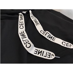 Толстовка худи с широкими лентами СЕЛИ*Н