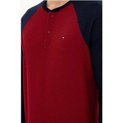Erkek Bordo Pijama Takımı