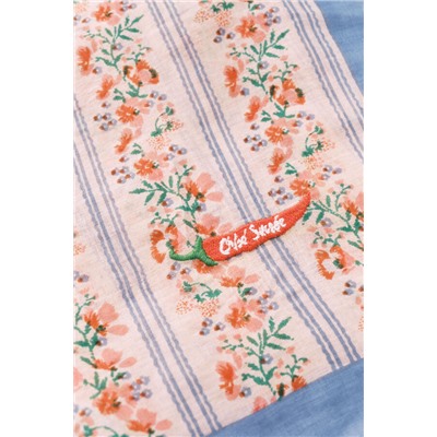 Pañuelo print rayas multicolor