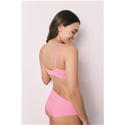 Top triangular liso clean cut coral