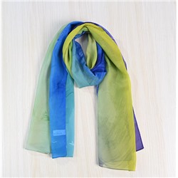 Искусственный шелковый абстрактный шарф