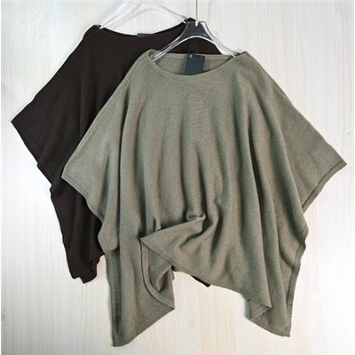 Свободный и уютный свитер-шаль во французском стиле  Massim*o Dutti