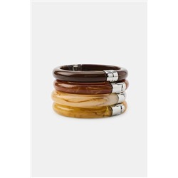 PACK 4 PULSERAS RÍGIDAS