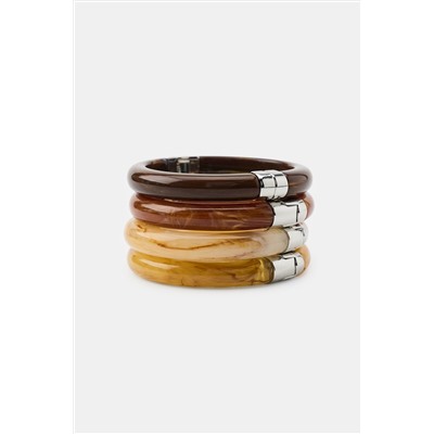 PACK 4 PULSERAS RÍGIDAS