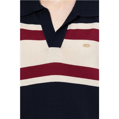 Kadın Lacivert V - Yaka Kazak