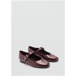 Bailarinas tira efecto charol