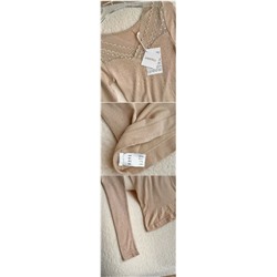 Очень утонченный женский термокомплект с кружевом   L*A PERL*A