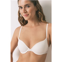 Sujetador push up GORGEOUS algodón blanco