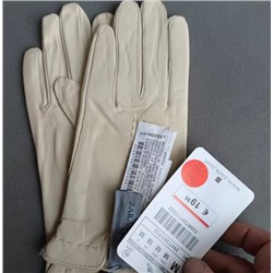 Женские повседневные перчатки из натуральной овчины ZAR*A