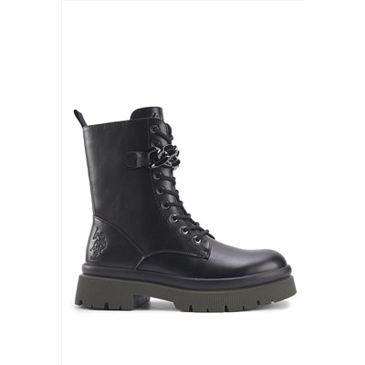U.S. Polo Assn. ADEL 3PR Siyah Kadın Rock Bot