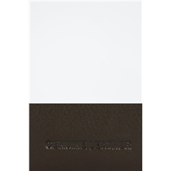 Tarjetero Badge Marrón