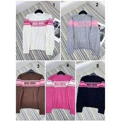 Мягкий женский свитер Mi*uMi*u 🩷  Реплика 1:1