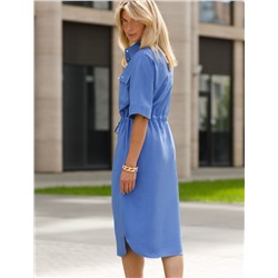 Платье-рубашка из плотного лиоцелла