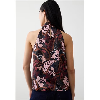 Halter Mock-Neck Top