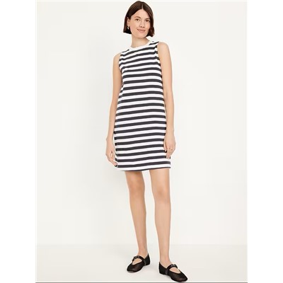 Vintage Sleeveless Mini T-Shirt Dress