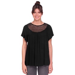 Damen Bluse in Crepp-Optik