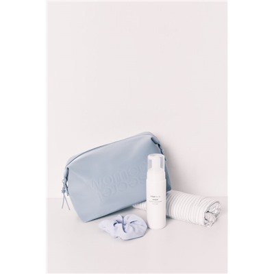 Neceser mediano goma azul