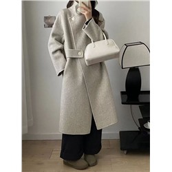 Женское шерстяное пальто в корейском стиле Модель 2024 года!