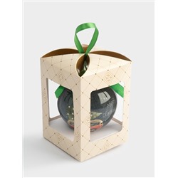 Игрушка елочная, 7 см, пенопласт, шар, Машинка, New year