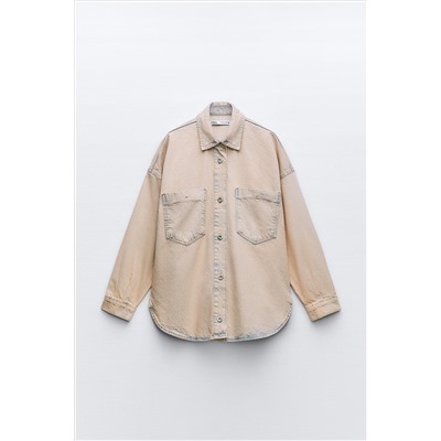 CAZADORA Z1975 DENIM SOBRETINTADO ROSA