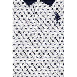 Erkek Çocuk Beyaz Polo Yaka Tişört