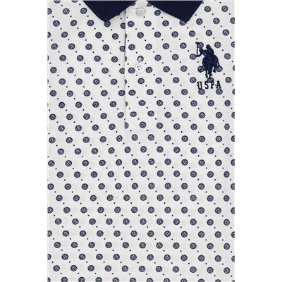 Erkek Çocuk Beyaz Polo Yaka Tişört