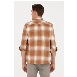 Erkek Hardal Uzun Kollu Gömlek