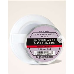 Snowflakes & Cashmere Car Fragrance Refill