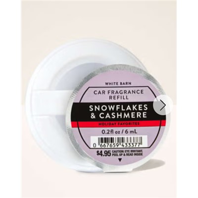Snowflakes & Cashmere Car Fragrance Refill